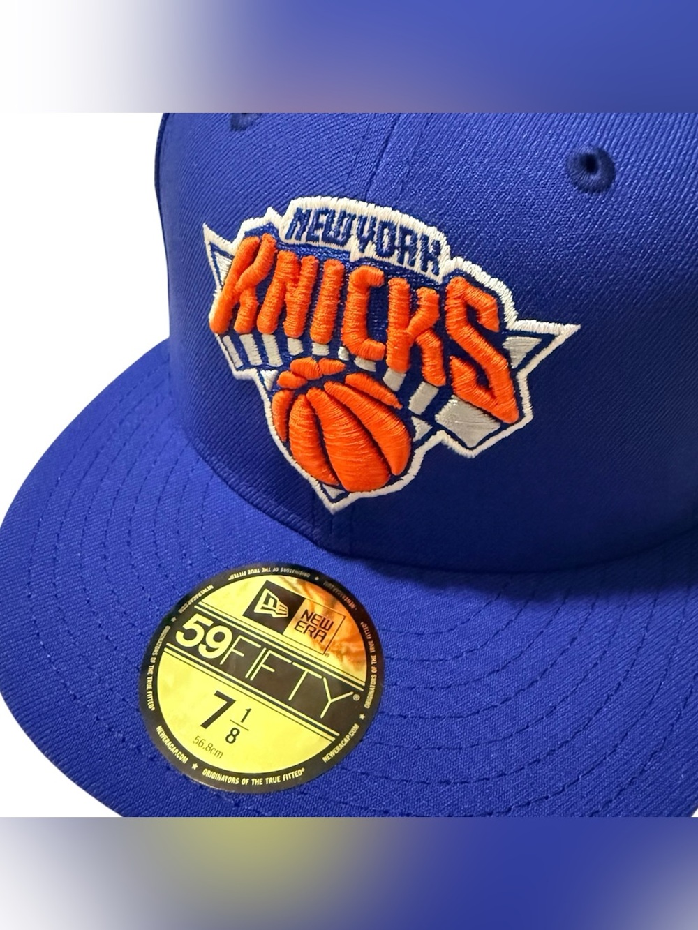 New Era NBA New York Knicks 2026 Champions Side Patch Fitted Hat - Picture 2 of 9
